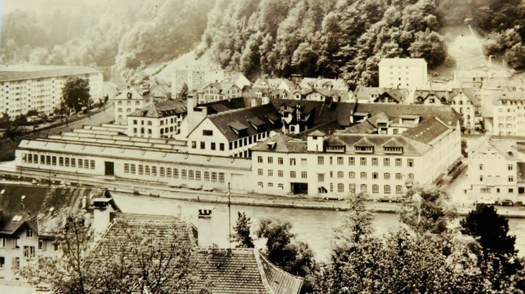 Schindler auf dem Sentimatt-Areal: Auch der einst grösste Luzerner Industriebetrieb, die Schindlerwerke, prosperierten erst mit dem Hotel-Boom (Bild: Stadtarchiv Luzern)
