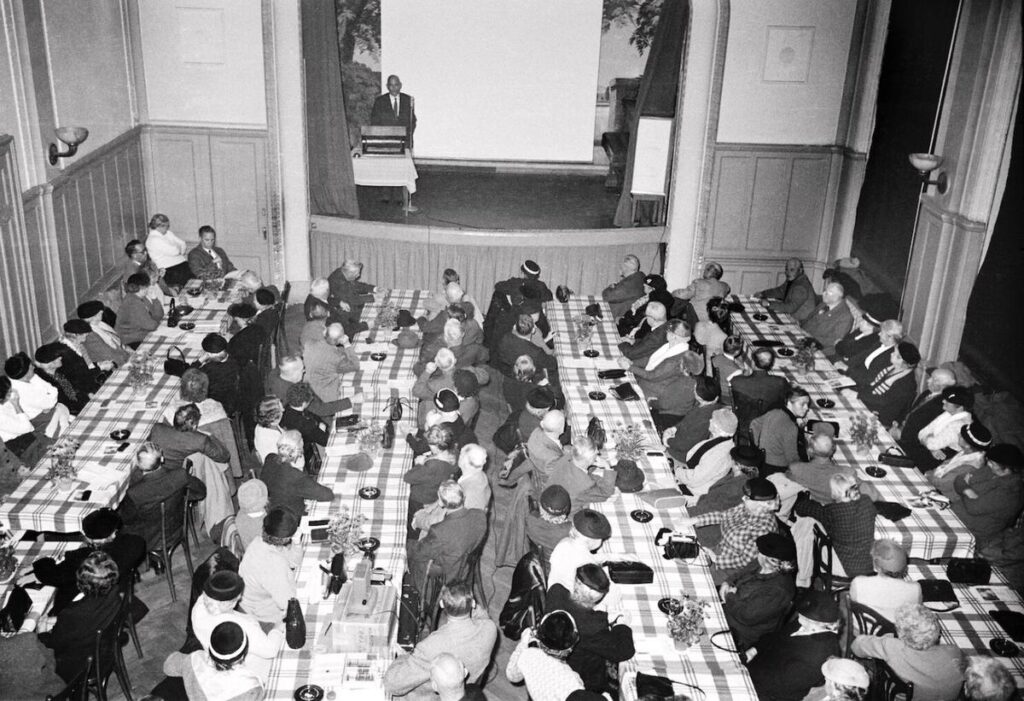 Alterskundgebung 1958 im Volkshaus. (Bild: zvg/Hans Schuermann)