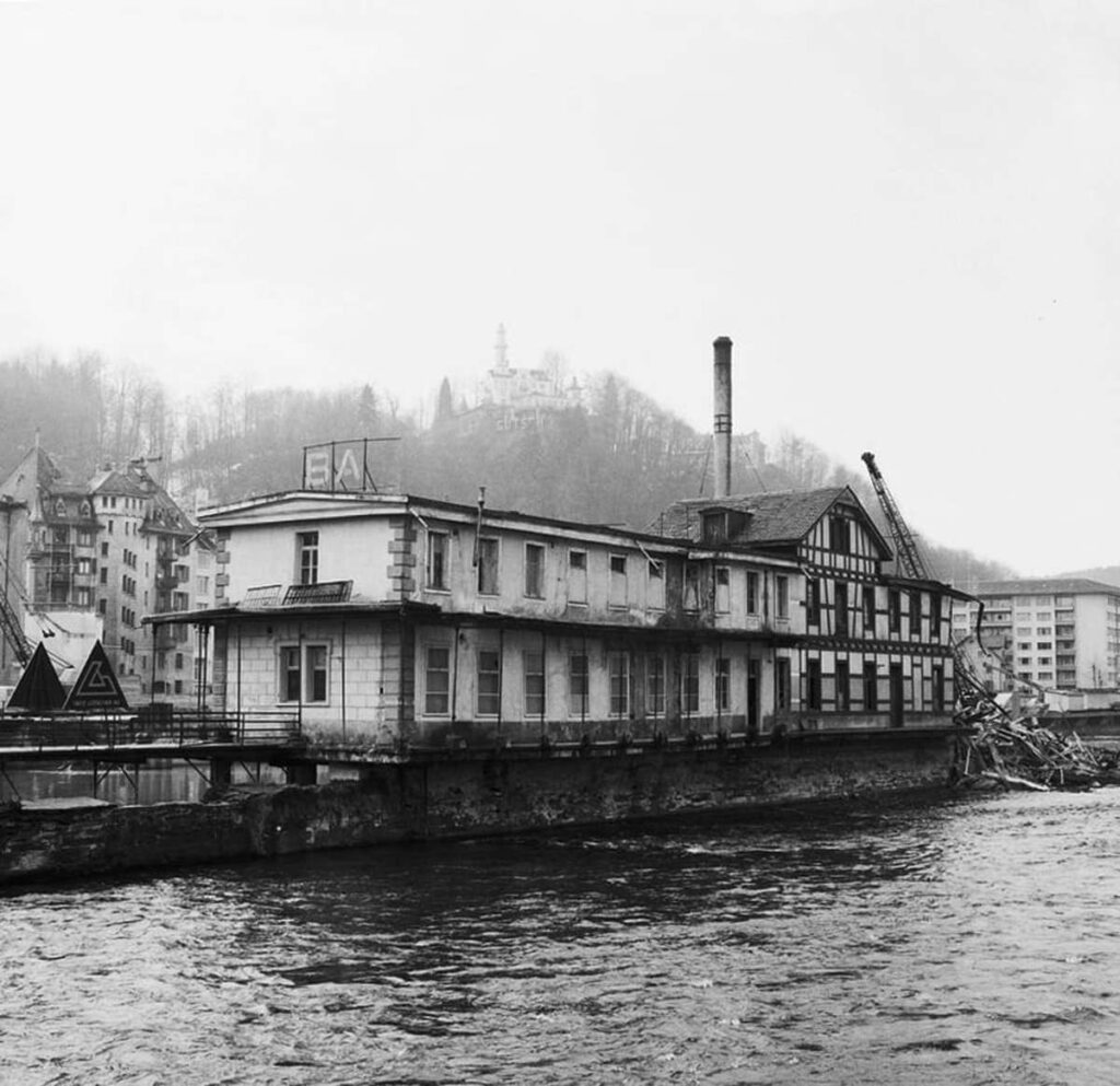 1971 – der Abriss hat begonnen. (Bild: Guido Gallatti)